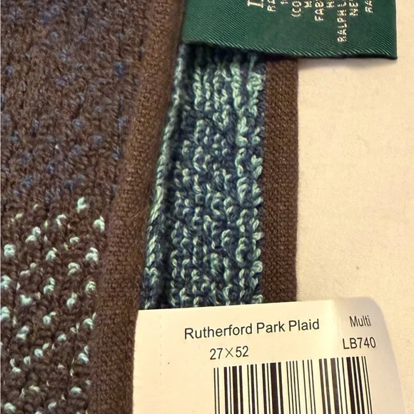 Vintage Ralph Lauren plaid towel set of 3 - Picture 4 of 6